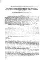 ảnh hưởng của văn hóa doanh nghiệp đến sự gắn bó của nhân viên tại công ty hệ thống thông tin FPT