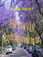 Bài giảng tiếng việt 4 tuần 29 bài tập làm văn   luyện tập tóm tắt tin tức 