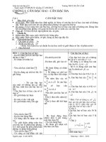 Giáo án đại số lớp 9 chuẩn kiến thức kĩ năng mới 