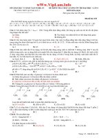 Đề thi thưe ĐH Quỳnh Lưu   Nghệ An