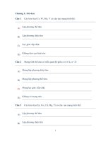 Câu hỏi trắc nghiệm môn Ăn mòn kim loại có đáp án