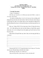 chương trình tk năm học