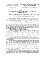 Bao cao tong ket GDTC   YTTH nam hoc 10 11