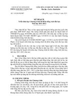 Kế hoạch dạy tiếng Anh thí điểm