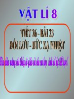 tiet 25  Doi luu buc xa nhiet.ppt