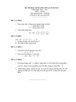 Đề thi HSG cấp huyện 2010 2011 có đáp án