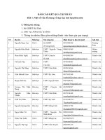 Báo cáo bài học 1 trên trường học kết nối