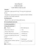 Giáo án tiếng việt 4 tuần 24 bài luyện từ và câu   vị ngữ trong câu kể ai là gì 