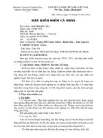 Ban kiem diem ca nhan