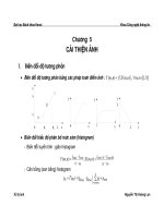 chương 5 cải thiện ảnh