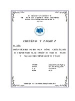 Phân tích khủng hoảng nợ công ở châu âu, bài học kinh nghiệm, giải pháp – đề nghị hướng đi tương lai cho chính sách việt nam 