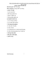 MỘT SỐ GIẢI PHÁP GIÚP HỌC SINH TIẾP CẬN THƠ MỚI TRONG CHƯƠNG TRÌNH NGỮ VĂN LỚP 11 CƠ BẢN