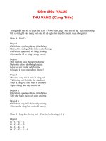 Ðệm guitar  điệu VALSE  THU VÀNG (Cung Tiến)