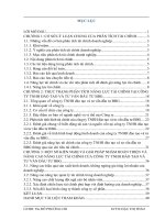 Phân tích tài chính và giải pháp nâng cao năng lực tài chính của công ty TNHH đào tạo và tư vấn đầu tư BBG 