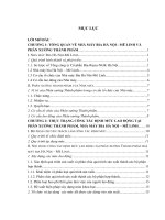 Hoàn thiện công tác định mức lao động tại phân xưởng thành phẩm, nhà máy bia hà nội mê linh thuộc tổng công ty bia rượu NGK hà nội 