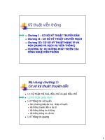 kỹ thuật viến thông   chương 1 cơ sở kỹ thuật truyền dẫn