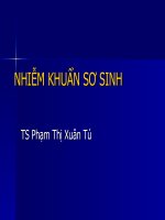 Bài giảng nhiễm khuẩn ở trẻ sơ sinh