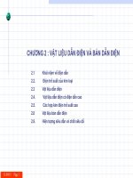 chương 2 vật LIỆU dẫn điện và bán dẫn điện 