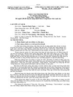 bao cao thanh tich de nghi khen thuong LDLD