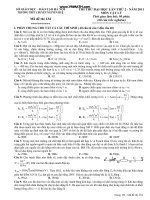 ĐỀ CHUYÊN NGUYỄN HUỆ LẦN 2