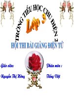 TD: on tap giua hoc ky I  Huong