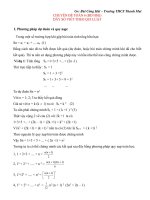 Chuyên đề - Dãy số viết theo quy luật