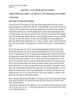 Khái niêm, đặc điểm, vai trò của tài chính doanh nghiêp 