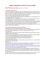 Các loại luật thuế giá trị gia tăng, vấn đề liên quan đến thuế giá trị gia tăng 