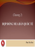 Hợp đồng mua bán hàng hóa quốc tế 