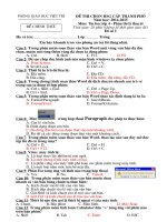 BỘ đề THI HSG cấp THÀNH PHỐ môn TIN học TIỂU học PHẦN lý THUYẾT và THỰC HÀNH có đáp án