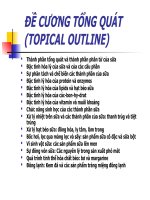 ĐỀ CƯƠNG TỔNG QUÁT VỀ  CHẾ BIẾN SỮA
