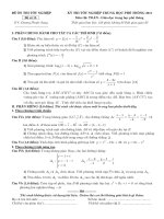 Đề ôn TN.THPT (có bài gải)