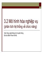 3 2  mô hình hóa nghiệp vụ (phân tích hệ thống về chức năng) 
