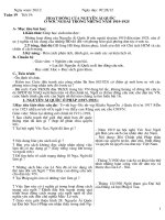 Giáo án sử 9 kì 2 mới