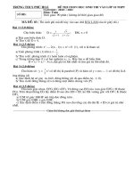 De(03) + Dap an thi thu vao lop 10