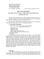 Bao tong ket cong tac doi nam 2010 2011