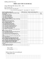 Phiếu GV tự đánh giá