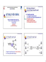 chương 3 mạng viễn thông   2 2 chuyển mạch gói