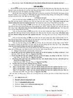 CHÌA KHÓA VÀNG : LUYỆN THI CẤP TỐC  678 CÂU HỎI TRẮC NGHIỆM VÔ VƠ