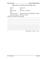 báo cáo thực tập tại ngân hàng thương mại cổ phần sài gòn hà nội 