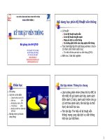 giới thiệu chung về kỹ thuật viễn thông