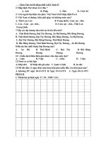 Đề thi CHKII lop 5 Khoa su dia