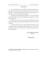 Xây dựng mô hình chăm sóc dinh dưỡng sớm cho trẻ em tại xã đồng ích, huyện lập thạch, tỉnh vĩnh phúc 