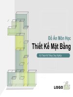 Đồ án môn học thiết kế mặt bằng
