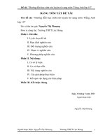 Hướng dẫn học sinh rèn luyện từ vựng môn Tiếng Anh lớp 10