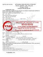 ĐỀ ĐỀ XUẤT THI HSG AV9 MỸ HÒA PHÙ MỸ 2010 2011