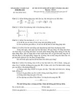 Đề thi tuyển sinh lớp 10 THPT tỉnh Phú Yên năm học 2012 - 2013 môn Toán