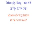 MRVT :Quê hương
