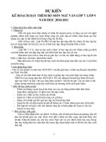 Kê hoạch môn ngữ văn lớp 9