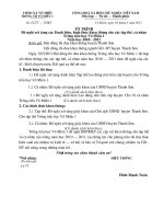 Tờ trinh đề nghị xét tặng danh hiẹu thi đua năm học 2010 2011